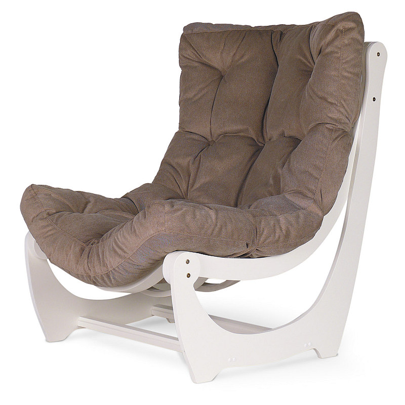 Кресло "Барелли" слоновая кость, с подушкой Light Beige