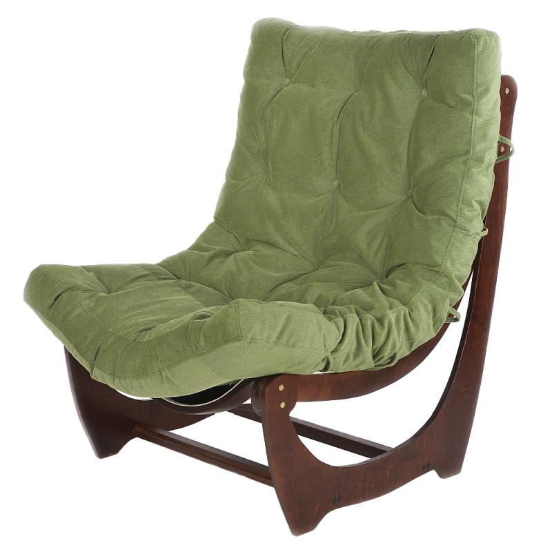 Кресло "Барелли" венге, с подушкой Green